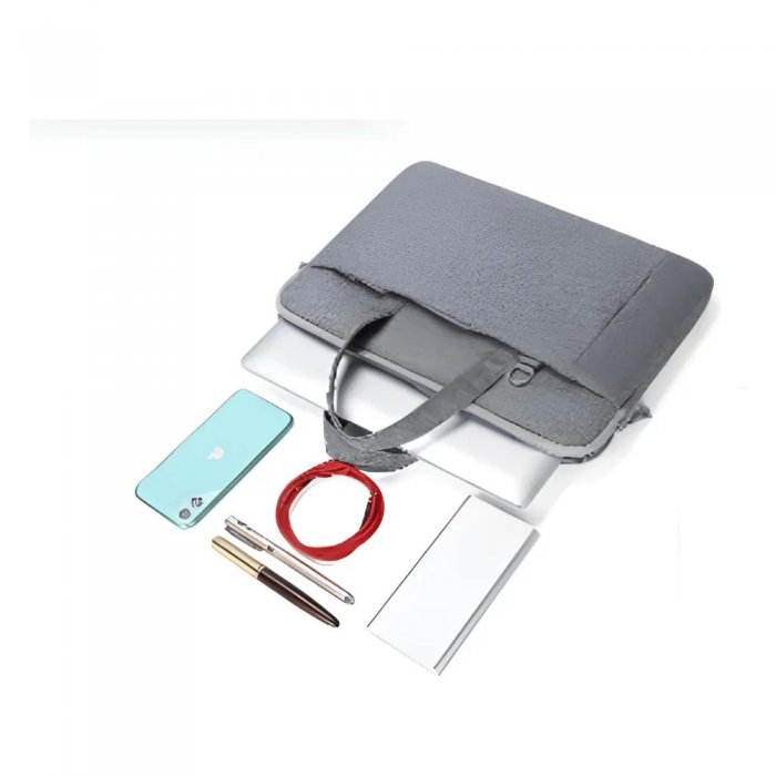 Pasta para notebook até 15'' com alça de mão e alça transversal removível